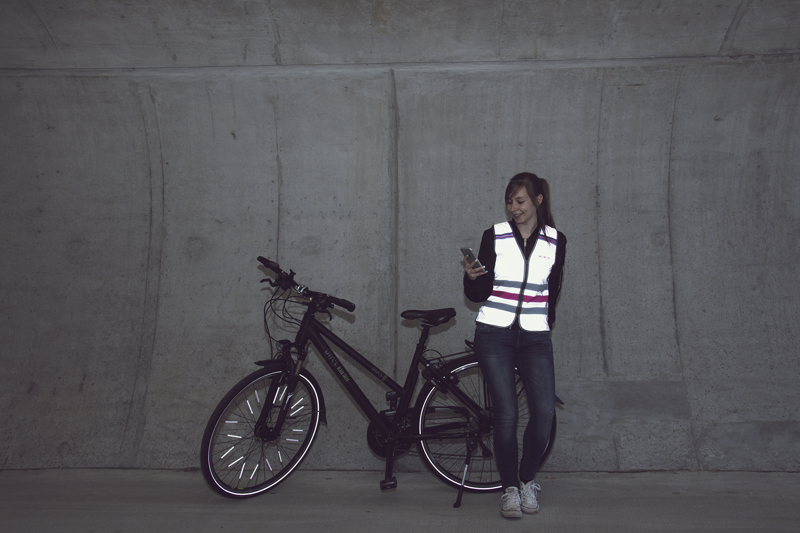 Wowow Lucy Full Reflective Safety Road/Commute Cycling Vest Hi-Viz/Pink-2